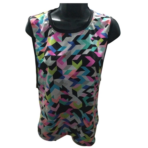 Trina Turk Recreation Kaleidoscope Muscle Tank Sm - Picture 1 of 6